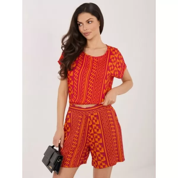  Női rövidnadrág SUBLEVEL D73771M62489KD NARANCS 