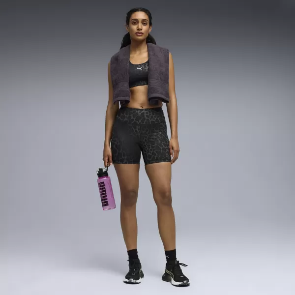  Női rövidnadrág PUMA W TAD ESSENTIAL SPOTTED HAZE SHORT TIGHT 52851301 PUMA FEKETE 