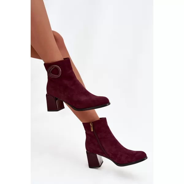  Női bokacsizma ARTIKER 57C0016 BORDO 