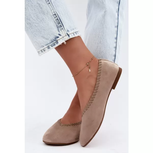  Női balerinák BOTO 9897 KHAKI 