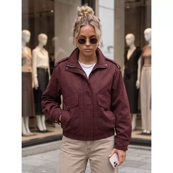  Női kabát DSTREET TY6066 BURGUNDIA 