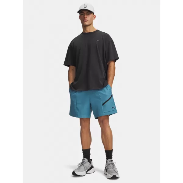  Férfi rövidnadrág UNDER ARMOUR UNSTOPPABLE WOVEN SHORTS 6009361-466 KÉK 