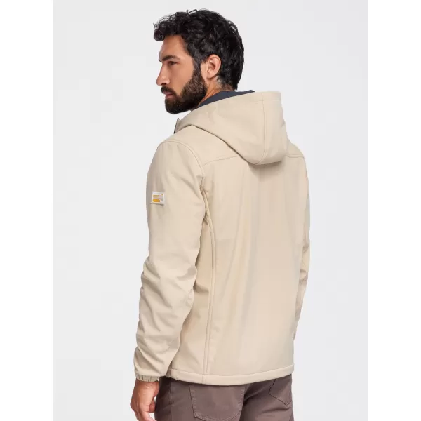  Férfi softshell kabát OMBRE OM-JANP-0292 HOMOK 