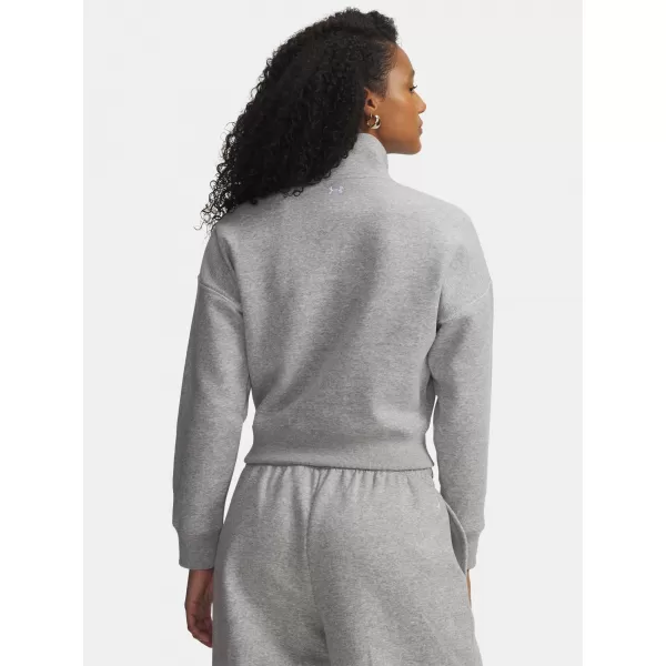  Női pulóver UNDER ARMOUR RIVAL FLEECE SCRIPT HZ 6012292-011 SZÜRKE 