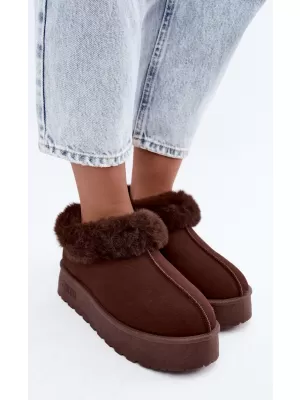 Női hóemberek BIG STAR SHOES UU274203 BARNA/BÉZS ÁRNYÉKOK