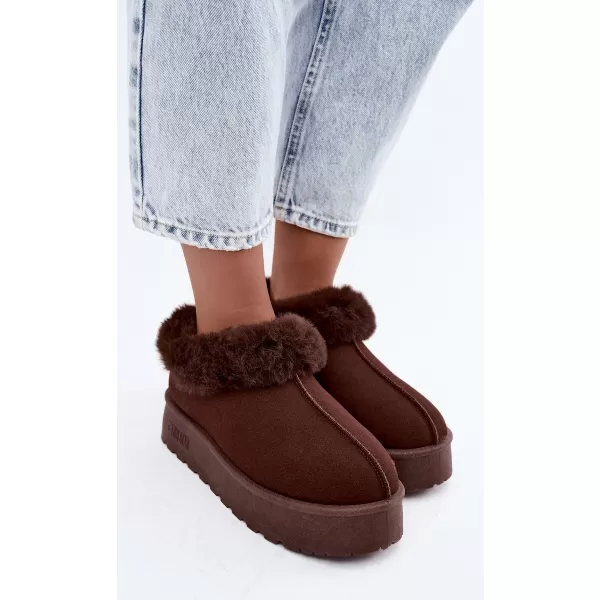  Női hóemberek BIG STAR SHOES UU274203 BARNA/BÉZS ÁRNYÉKOK 