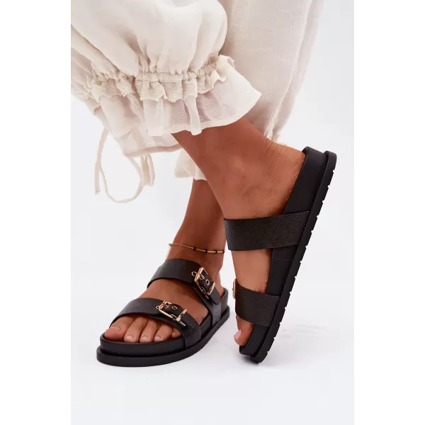  Női papucs BOTO LS-873-01 FEKETE 