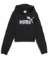 Gyermek pulóver PUMA ESS 2 COLOR NO. 1 LOGO SHORT LENGTH HOOD 68607255 PUMA FEKETE/VILÁGOS LEVENDULA