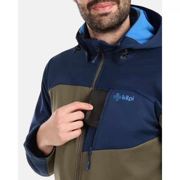  Férfi softshell kabát KILPI ONTAVIO-M 1M0112KI KHAKI 