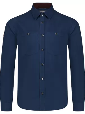 Férfi flanel ing NORDBLANC HAZE NBSSM8370 KÉK