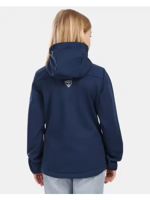 Gyermek softshell kabát KILPI ONTAVIA-JG 1J0104KI SÖTÉTKÉK