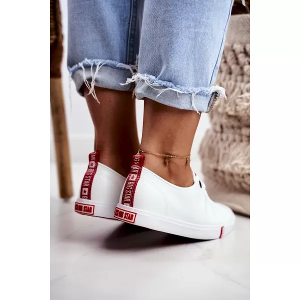  Női tornacipő BIG STAR SHOES GG274005 FEHÉR/PIROS 
