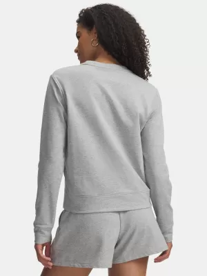 Női pulóver UNDER ARMOUR SPORT TERRY CREW 6011016-011 SZÜRKE