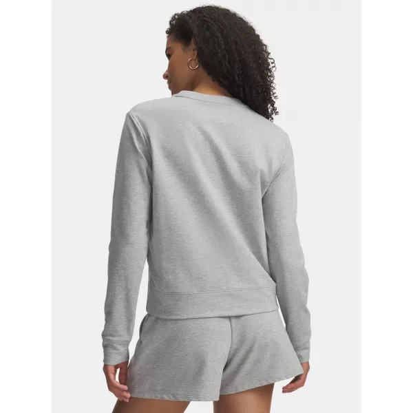  Női pulóver UNDER ARMOUR SPORT TERRY CREW 6011016-011 SZÜRKE 