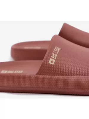Női papucs BIG STAR SHOES UU274088 VÖRÖS ÁRNYALATAI