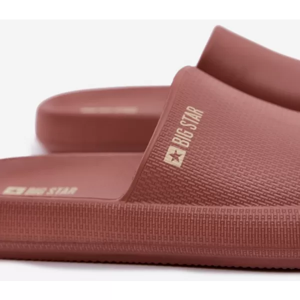 Női papucs BIG STAR SHOES UU274088 VÖRÖS ÁRNYALATAI 