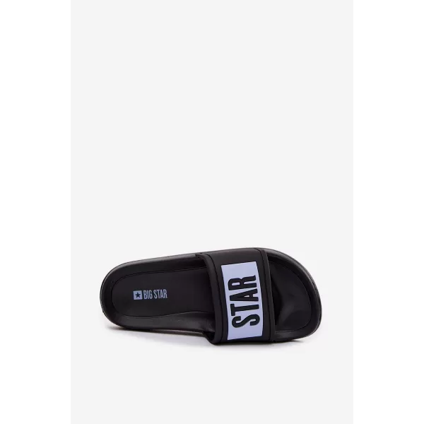  Gyermek papucs BIG STAR SHOES TT374A003 FEKETE/KÉK 