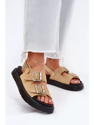 Női szandál BIG STAR SHOES RR274665 BÉZS