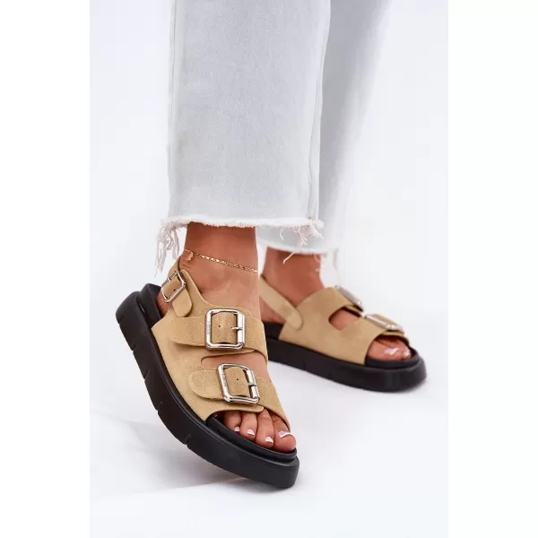  Női szandál BIG STAR SHOES RR274665 BÉZS 