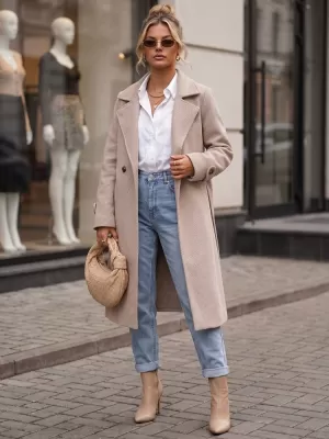 Női kabát DSTREET NY0805 BÉZS