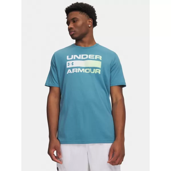  Férfi póló UNDER ARMOUR TEAM ISSUE WORDMARK SS 1329582-466 KÉK 