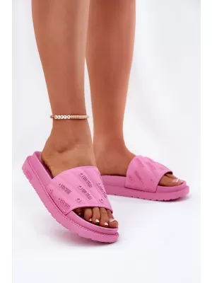Női papucs BIG STAR SHOES RR274A541 RÓZSASZÍN