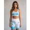 Női prémium térdig érő leggings (új méretek) ALTISPORT VOJ/ALW083LEG06 FEHÉR KÉK