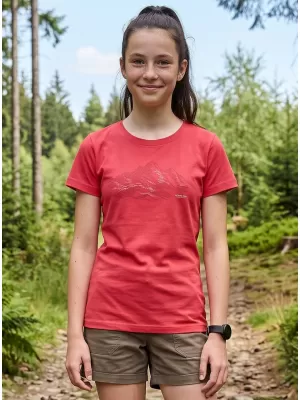 Gyermek póló ALPINE PRO ECOMO 4 MÁLNA VÁLTOZAT PA