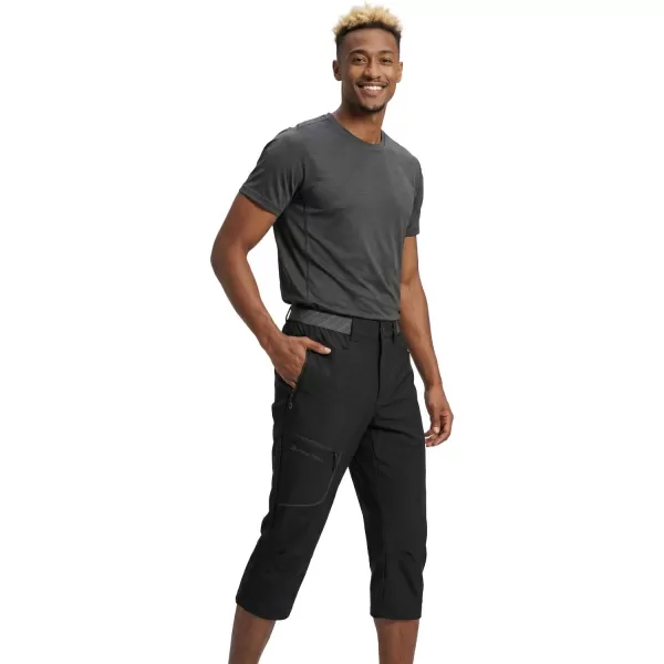  Férfi capri nadrág ALPINE PRO WEDER 2 FEKETE 