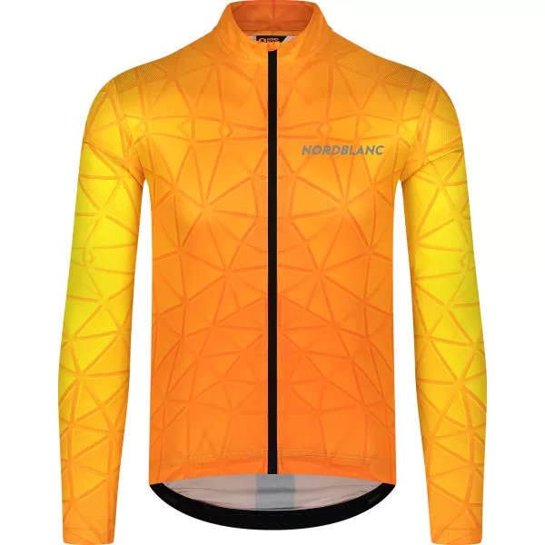  Férfi kerékpáros mez NORDBLANC RIDEPRO NBSMF8102 BOROSTYÁN 