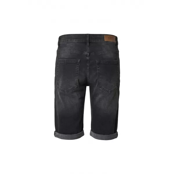  Férfi rövidnadrág URBAN CLASSICS TB8457 FEKETÉRE MOSVA 