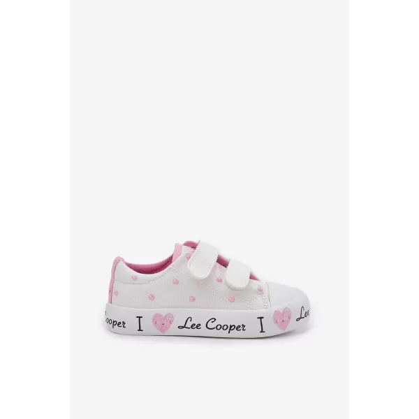  Gyermek tornacipő LEE COOPER LCW-25-02-3264K FEHÉR 