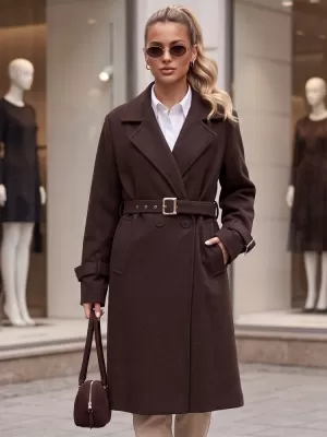 Női kabát DSTREET NY0794 BARNA