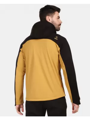 Férfi softshell kabát KILPI ONTAVIO-M 1M0112KI ARANYSÁRGA