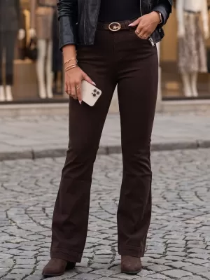 Női nadrág DSTREET UY3135 BARNA