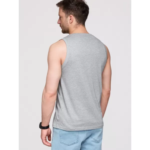  Férfi felső OMBRE OM-TSBT-0272 SZÜRKE MELANZS 