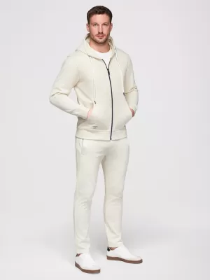 Férfi tréningruha szett OMBRE Z123 KRÉM
