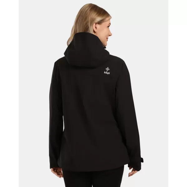  Női hardshell kabát KILPI MONTANA-W 1L0102KI FEKETE 