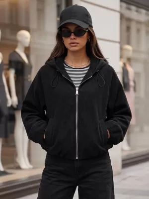 Női kabát DSTREET TY6062 FEKETE