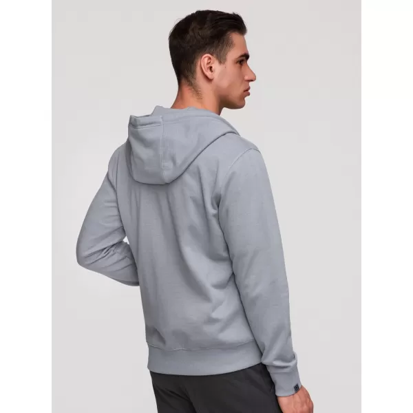  Férfi pulóver OMBRE OM-SSZP-0256 SZÜRKE 