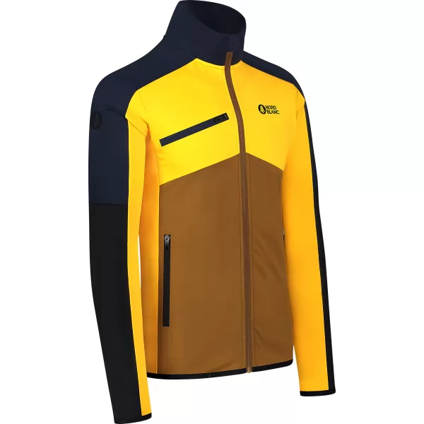  Férfi powerfleece pulóver NORDBLANC CUSP NBSFM8334 BOROSTYÁN 