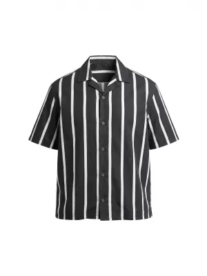 Férfi ing URBAN CLASSICS TB8429-00826 FEKETE/FEHÉR