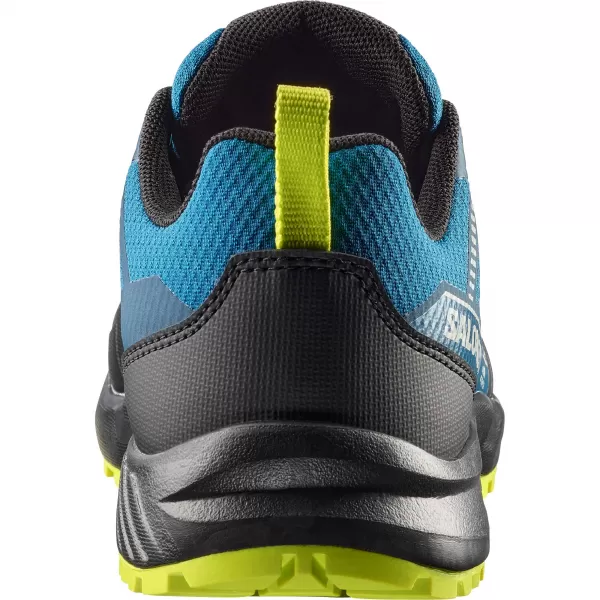  Gyerekcipők SALOMON OUTSCAPE WATERPROOF L49212500 MYKONOS KÉK/FEKETE/SAVAS MÉSZ 