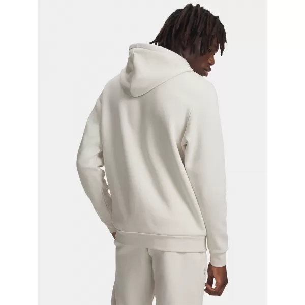  Férfi pulóver UNDER ARMOUR ICON FLEECE HOODIE 1373880-110 FEHÉR 