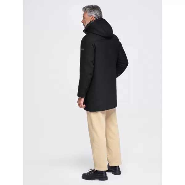  Férfi parka OMBRE OM-COWC-0161 FEKETE 