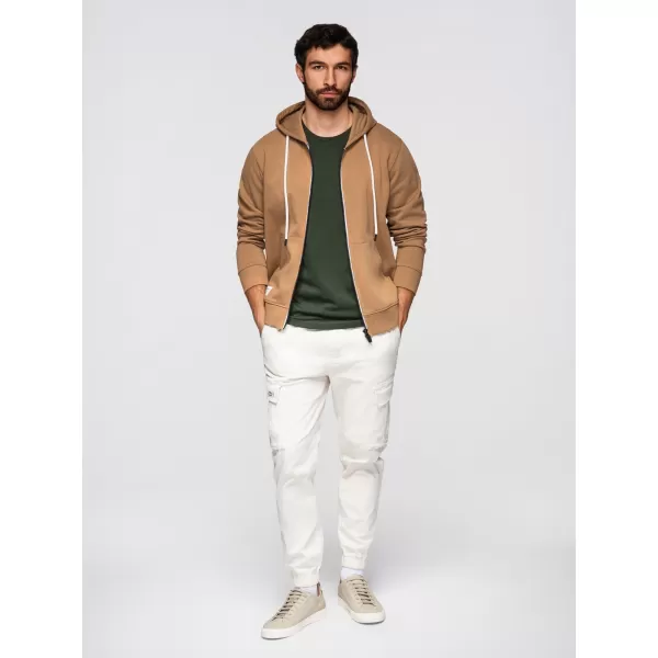  Férfi pulóver OMBRE OM-SSBZ-0272 BARNA 
