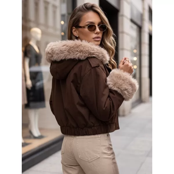  Női kabát DSTREET TY5836 BARNA 