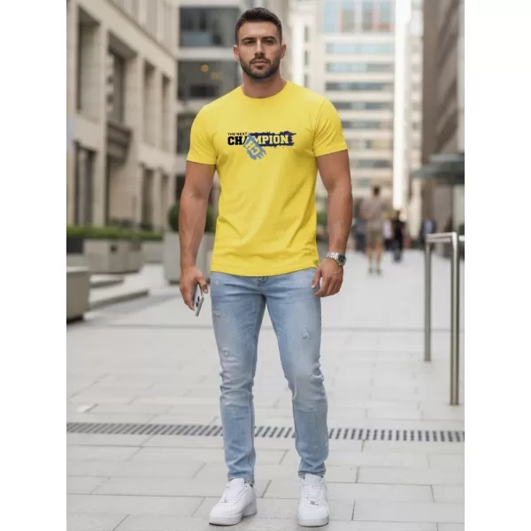  Férfi póló DSTREET NX5017R-YE BOROSTYÁN 