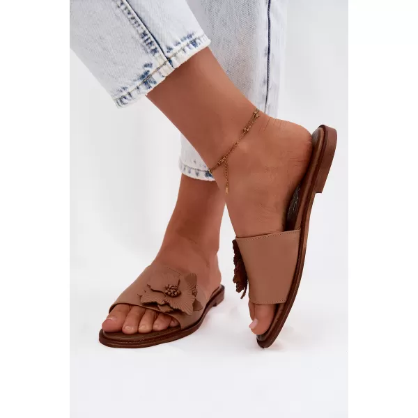  Női papucs ZAZOO 40477 CAPPUCCINO 