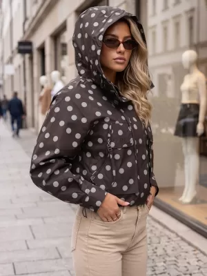 Női kabát DSTREET TY6036 BARNA